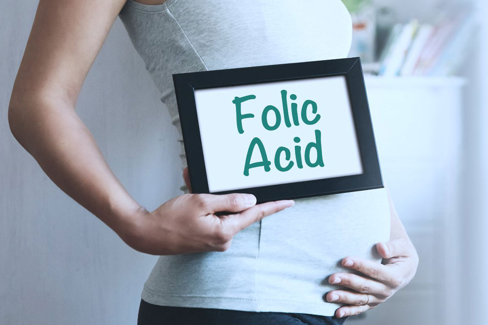 اهمیت اسید فولیک به عنوان مکمل در دوران بارداری